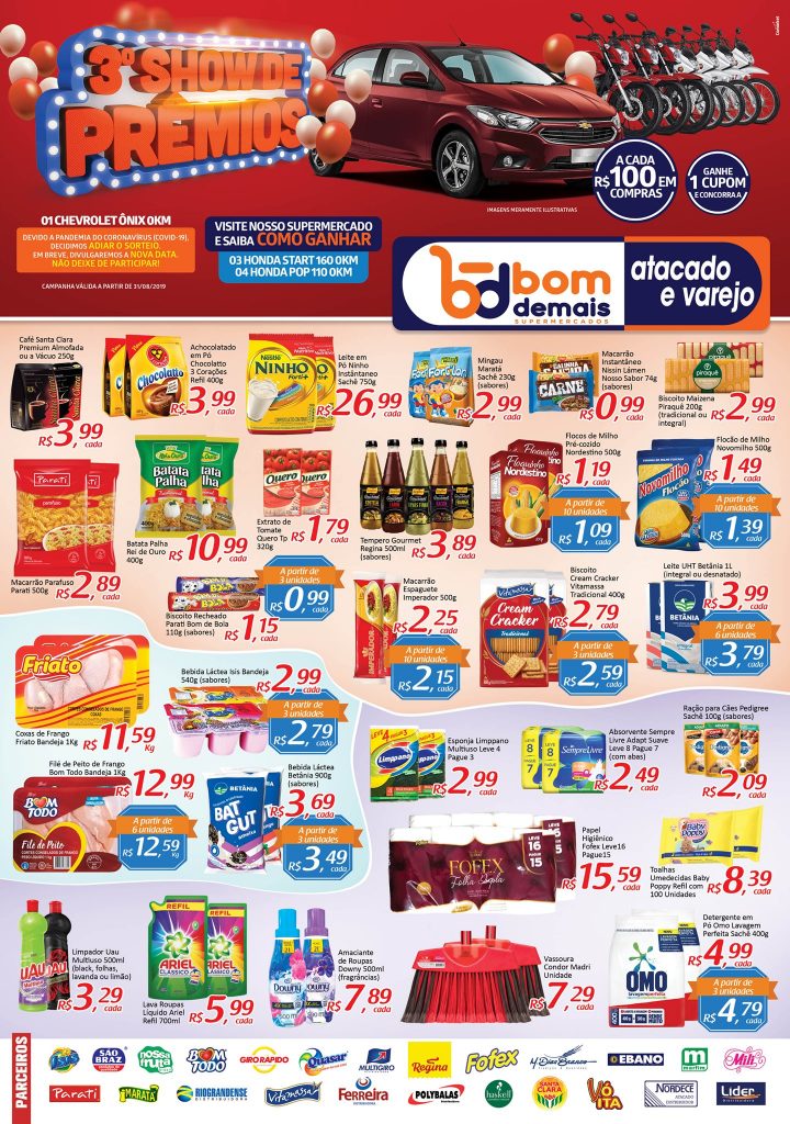 Confira o novo encarte de ofertas do Bom Demais Supermercado Ofertas  válidas dia 07 a 24/04/2021 - Blog do Didi
